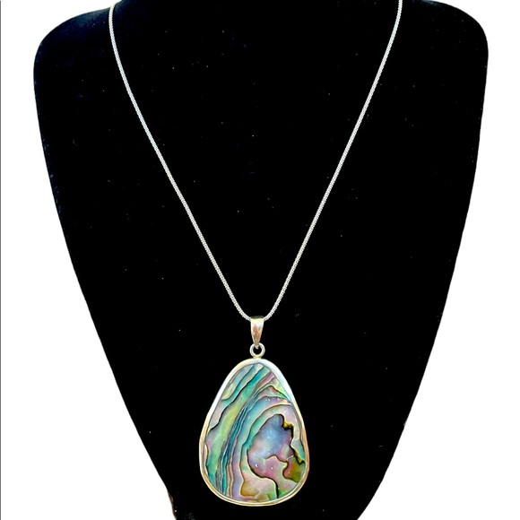 A Beautiful Two way S.S Abalone necklace - Picture 2 of 6